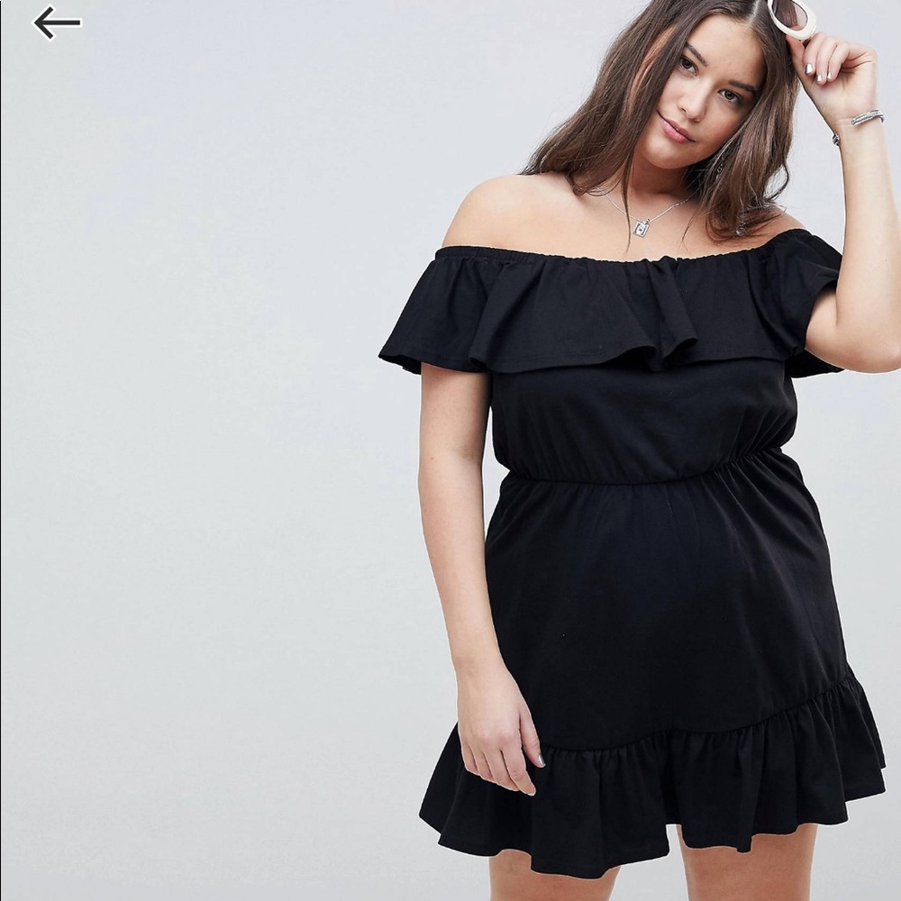 ASOS off the shoulder dress